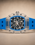 Montre Automatique Transparente Homme – Cadran Squelette – Mouvement Miyota 8N24