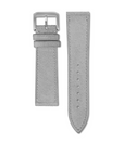 Bracelet cuir suédé gris 20mm
