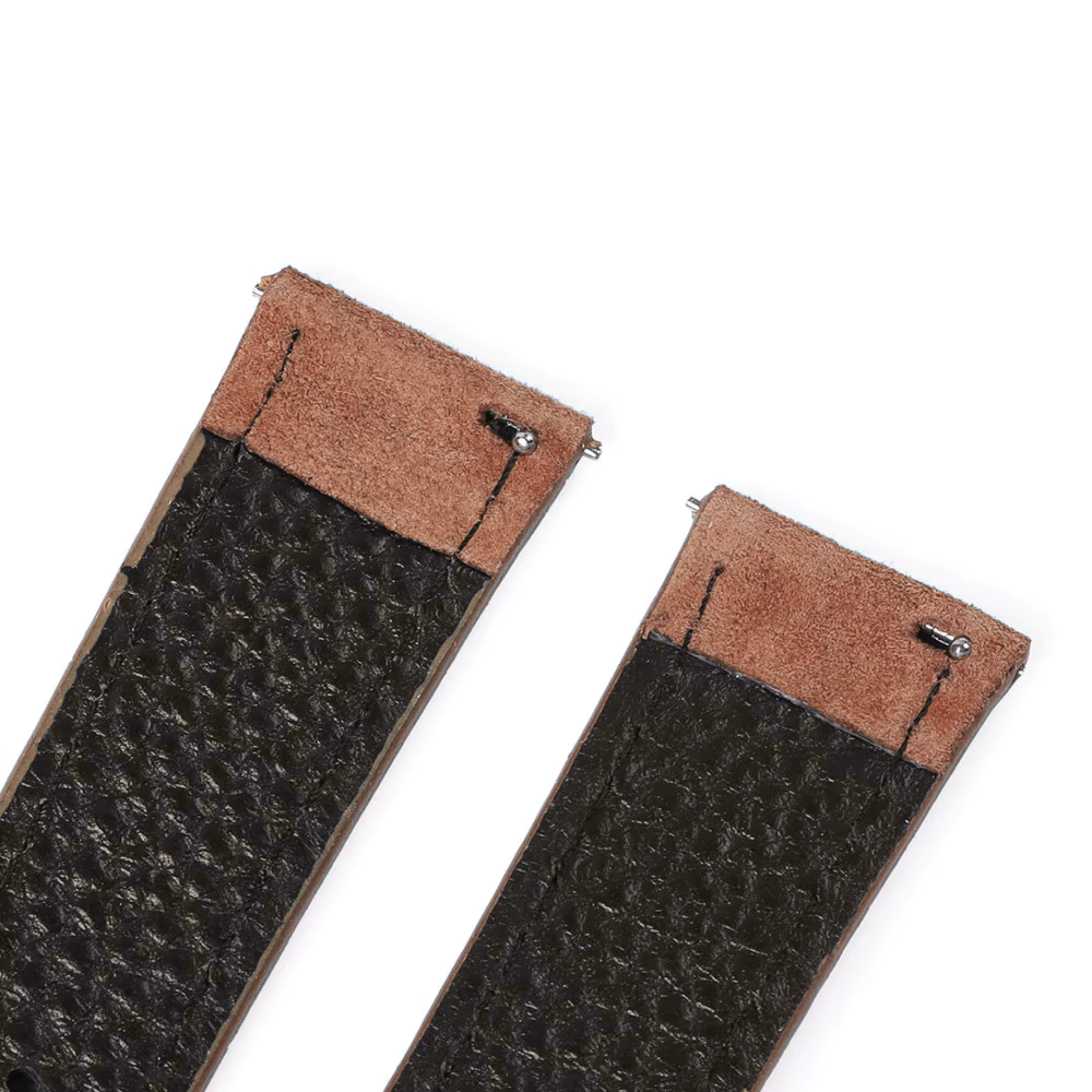 Bracelet cuir suédé marron 20mm