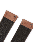 Bracelet cuir suédé marron 20mm