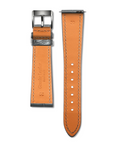 Bracelet cuir alligator gris 20mm