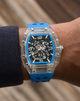 Montre Automatique Transparente Homme – Cadran Squelette – Mouvement Miyota 8N24