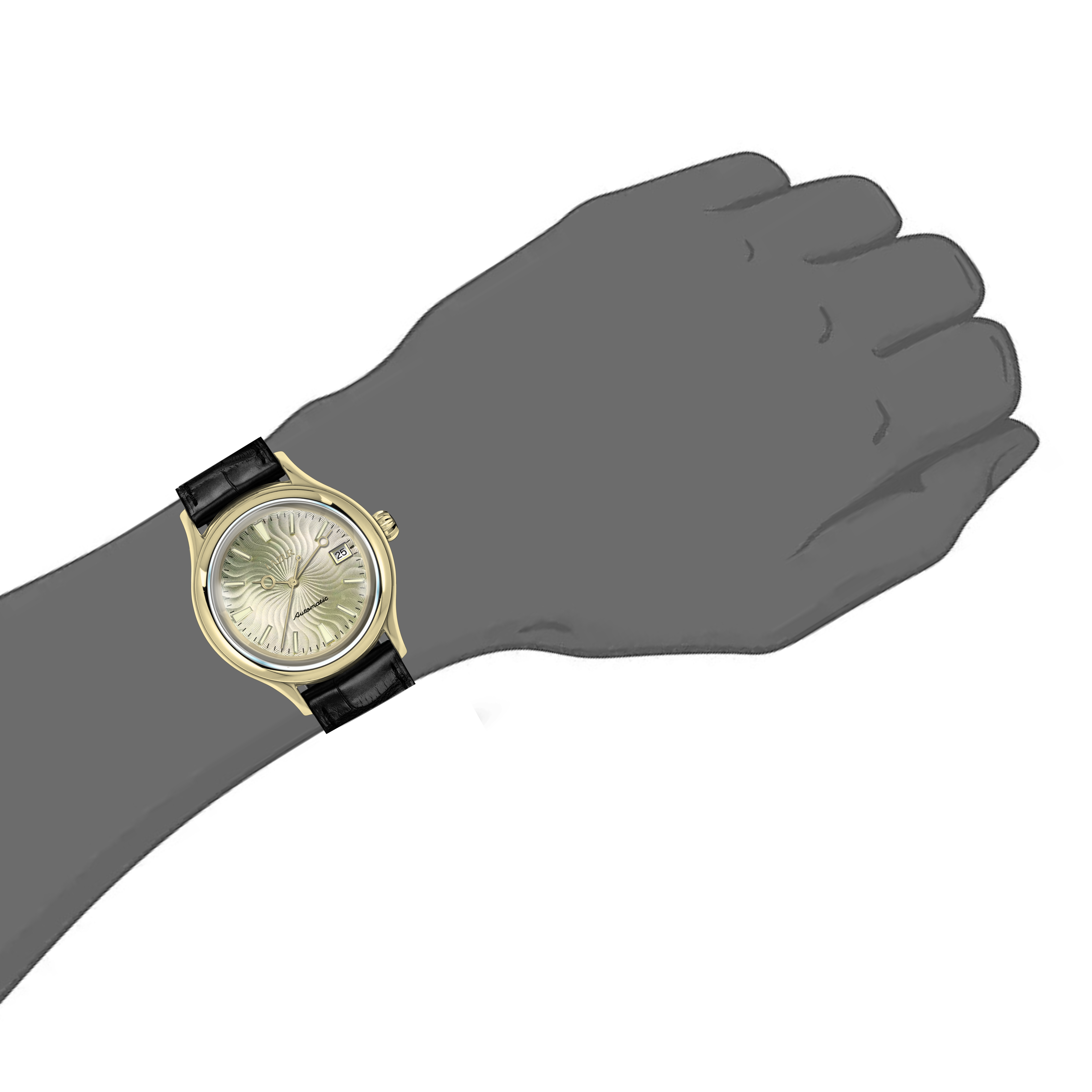 Lazur - Volvere - Gold - 38mm