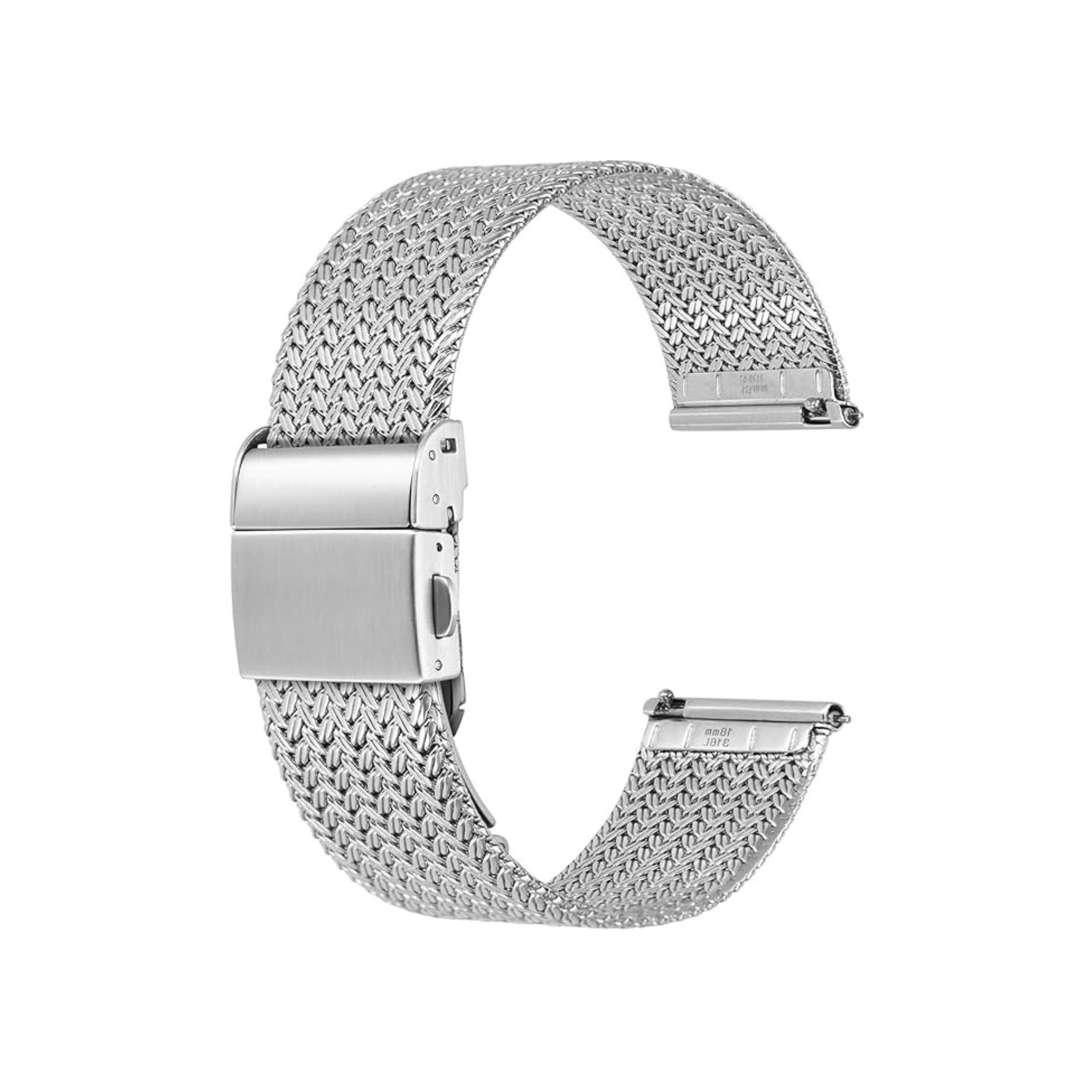 Bracelet acier maille Polonaise 20mm