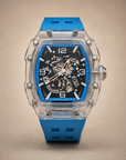 Montre Automatique Transparente Homme – Cadran Squelette – Mouvement Miyota 8N24