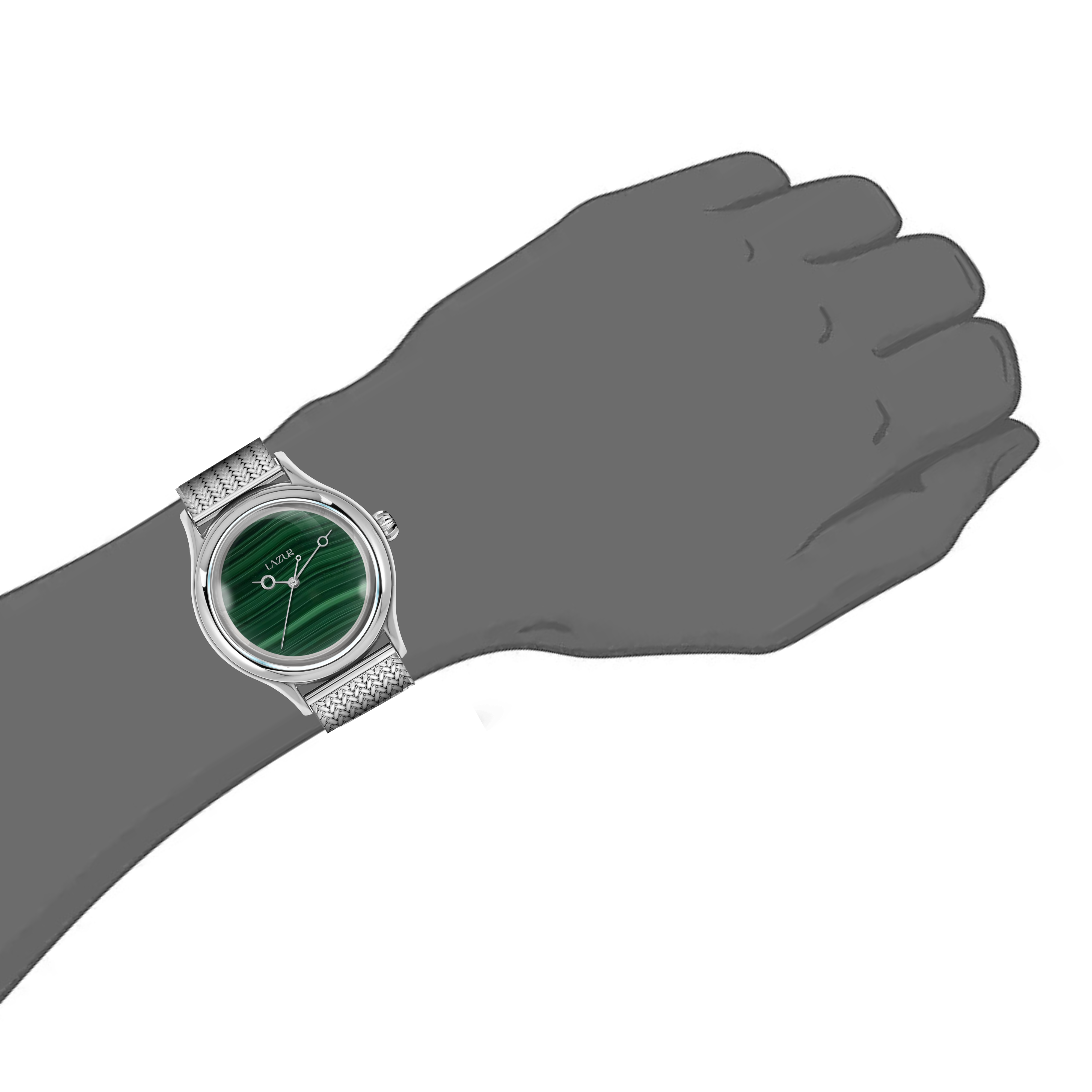 Lazur - Lythos - Malachite - 38mm