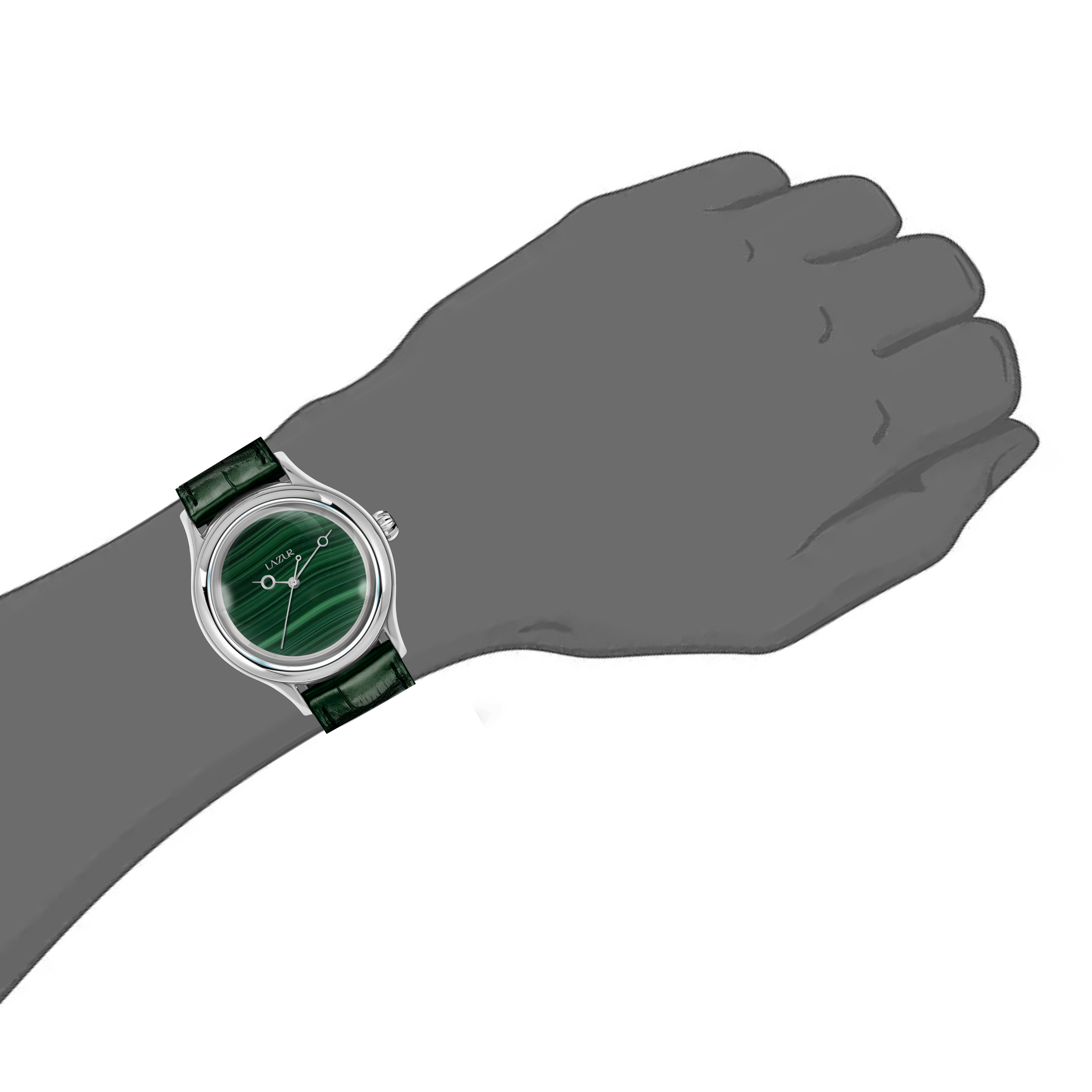 Lazur - Lythos - Malachite - 38mm