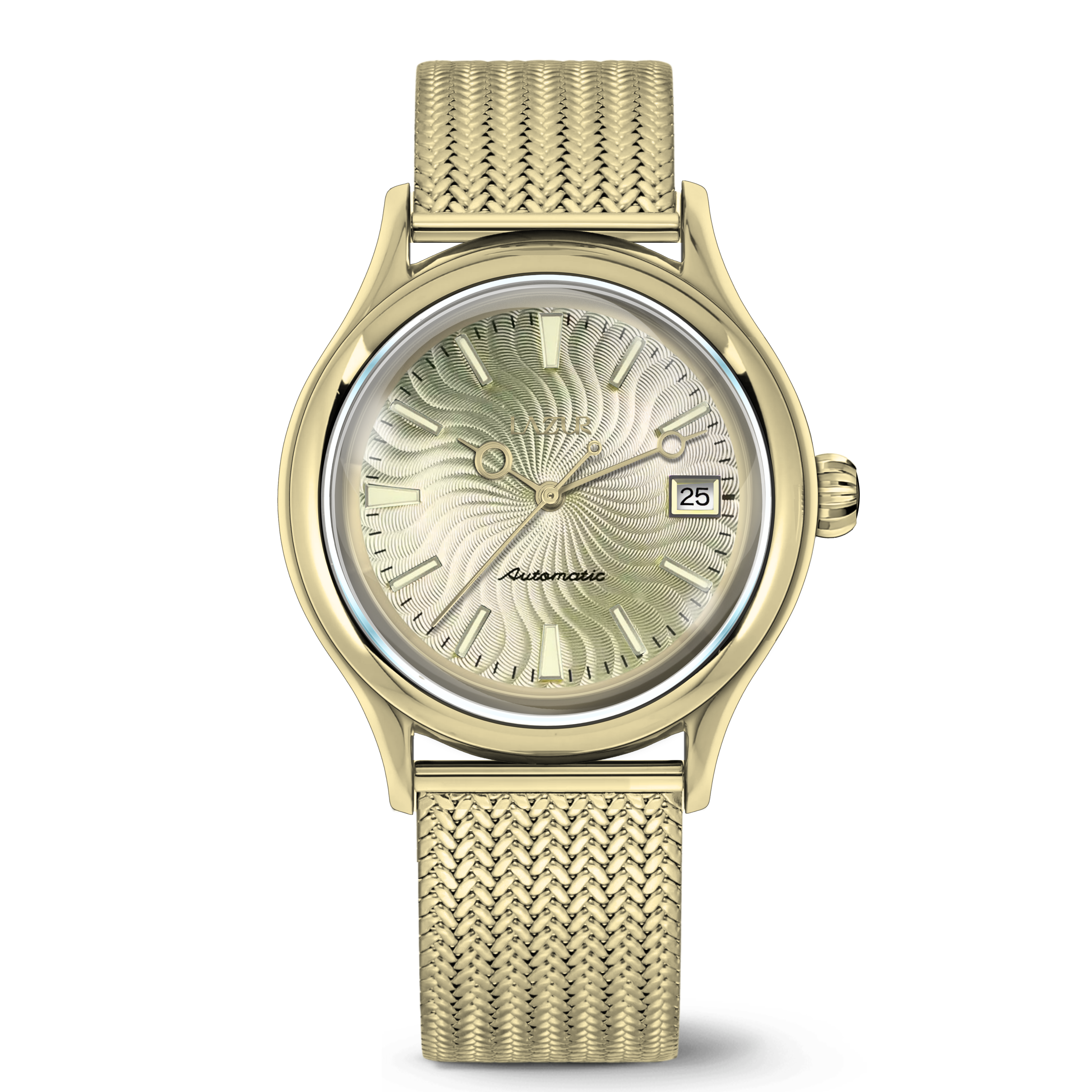 Lazur - Volvere - Gold - 38mm