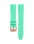 Bracelet Silicone Turquoise 20mm pour montre