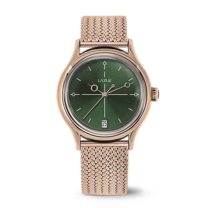 Meridian - Olive & Rose Gold