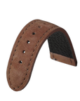 Bracelet cuir suédé - Marron - 20mm