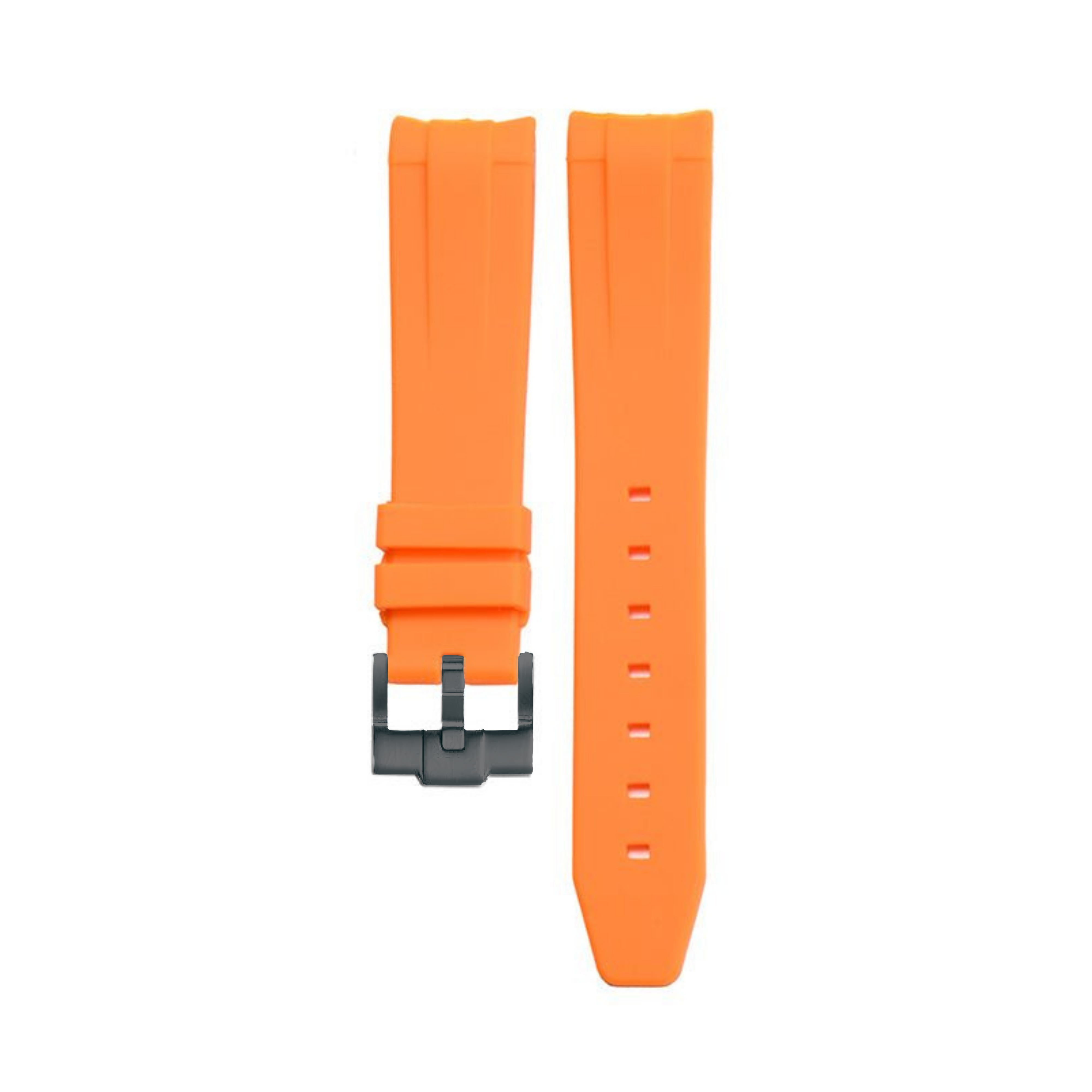 Bracelet Silicone Orange 20mm pour montre