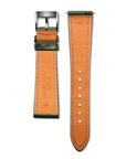 Bracelet cuir alligator vert 20mm