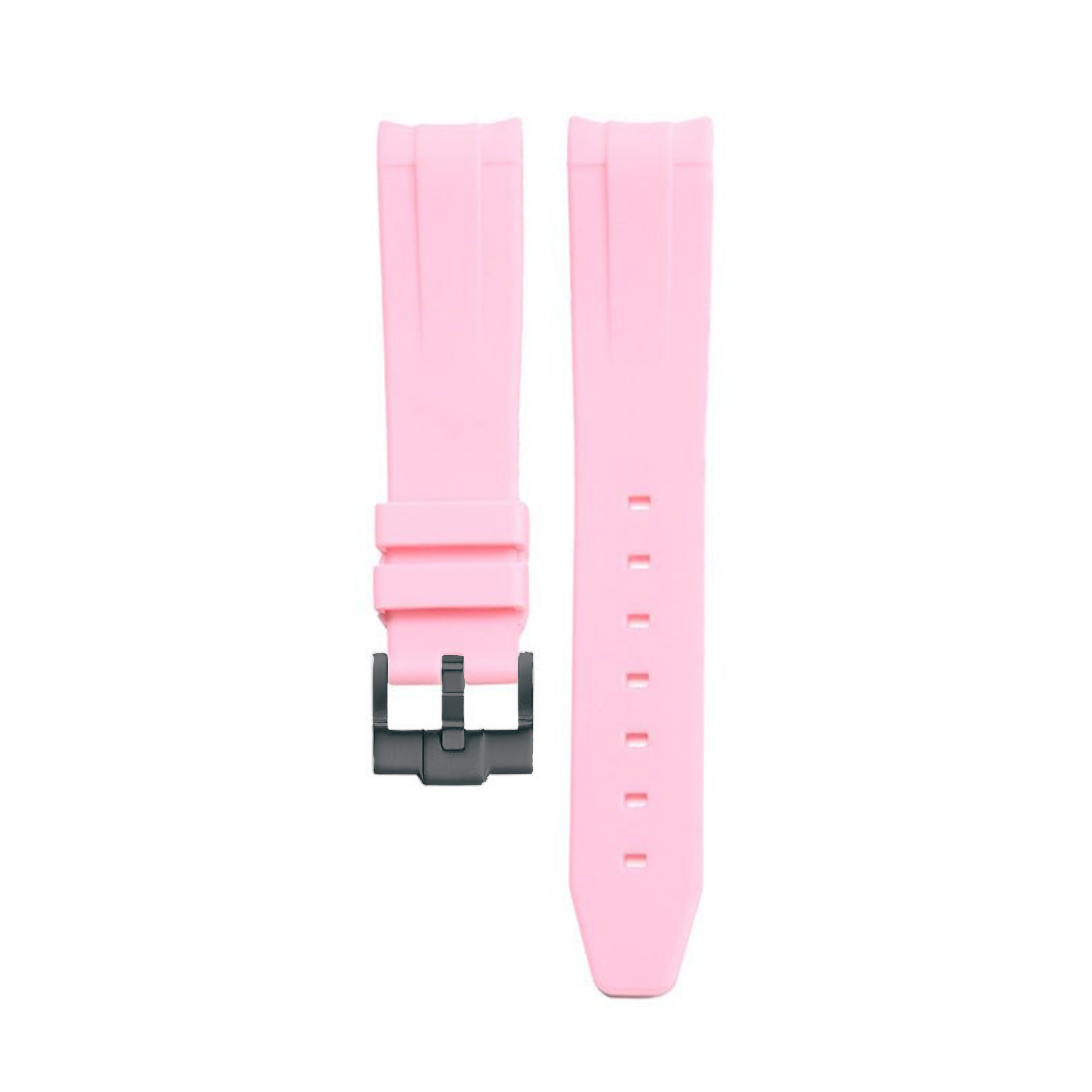 Bracelet Silicone Rose 20mm pour montre