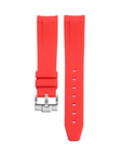 Bracelet Silicone Rouge 20mm pour montre