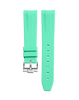 Bracelet Silicone Turquoise 20mm pour montre