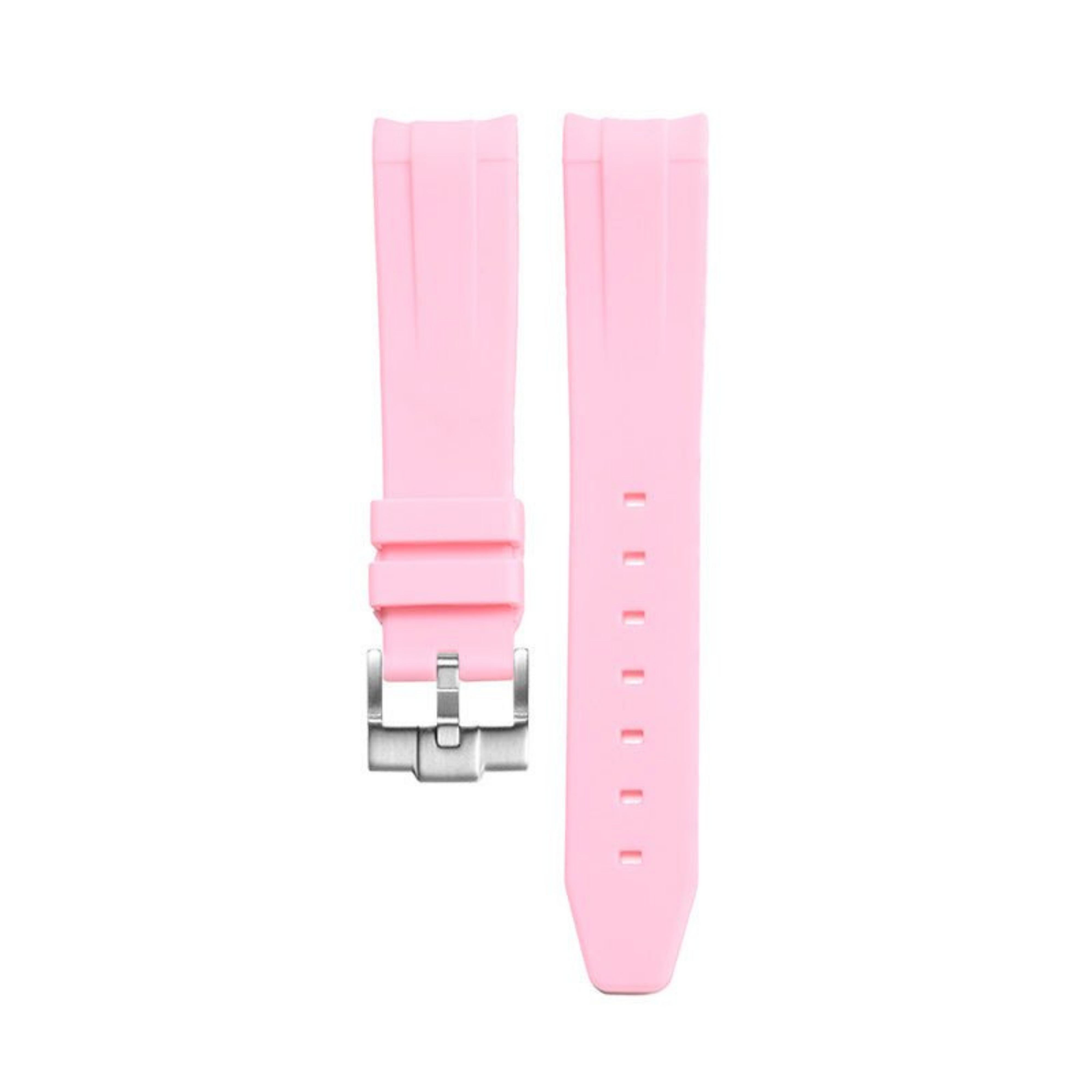 Bracelet Silicone Rose 20mm pour montre