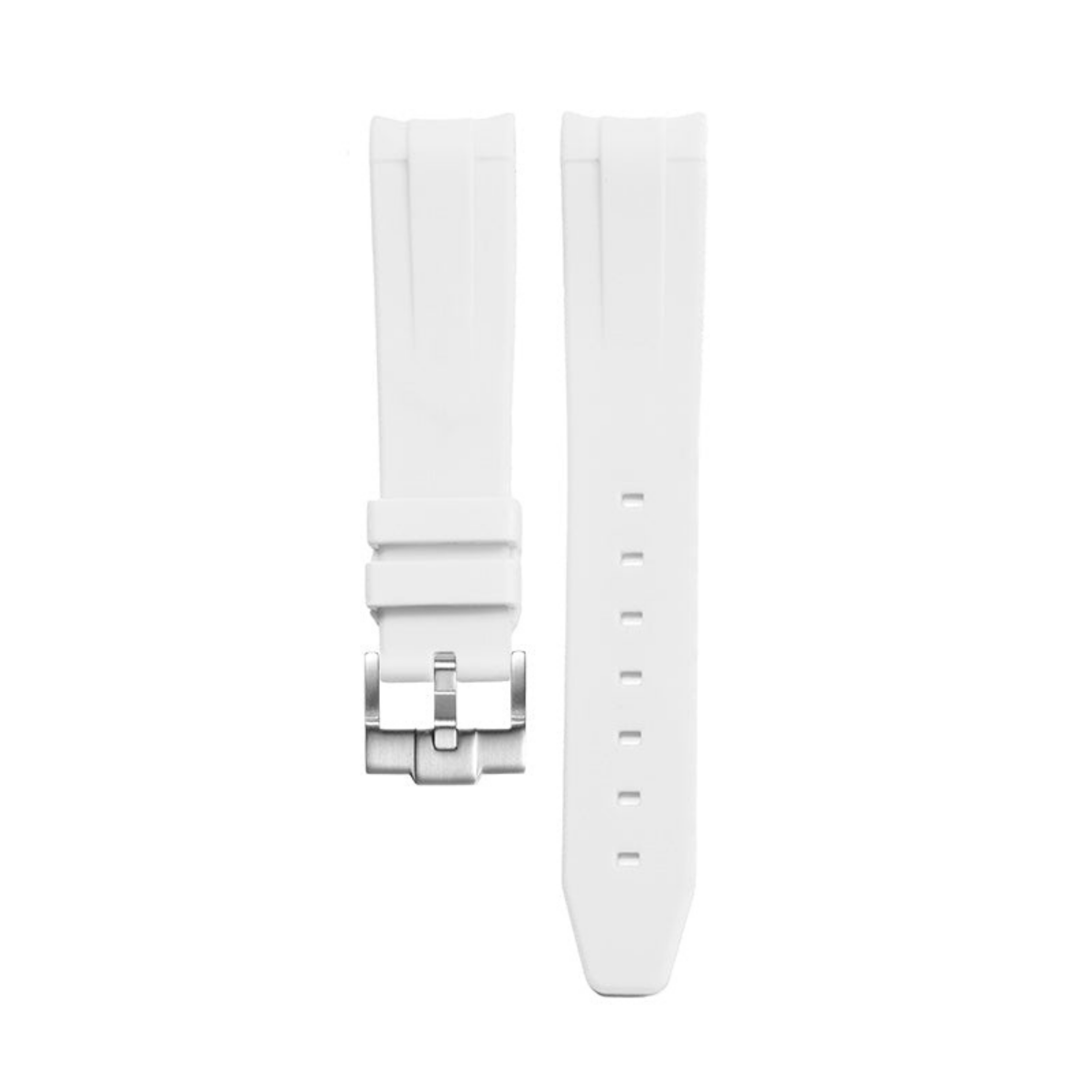 Bracelet Silicone Blanc 20mm pour montre