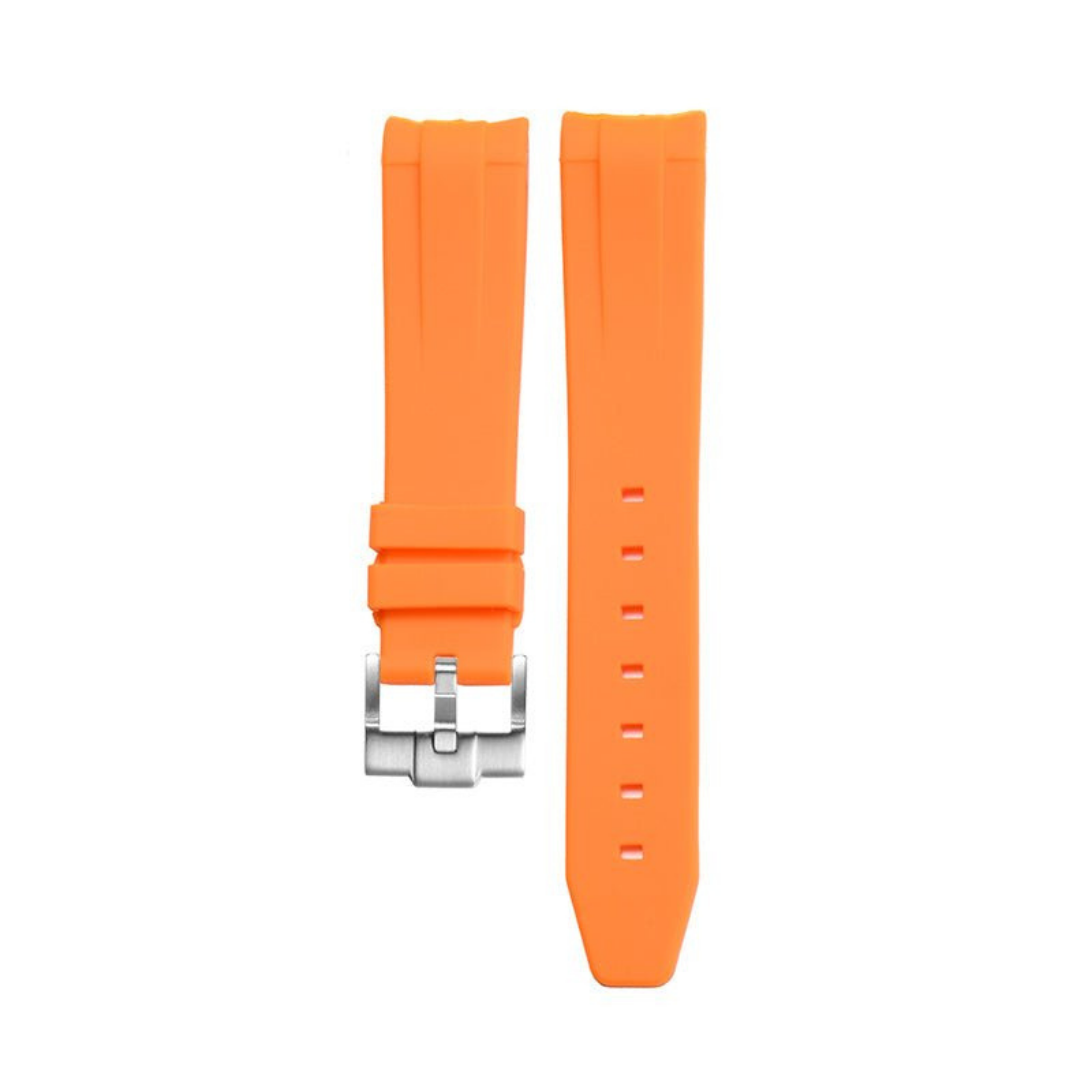 Bracelet Silicone Orange 20mm pour montre