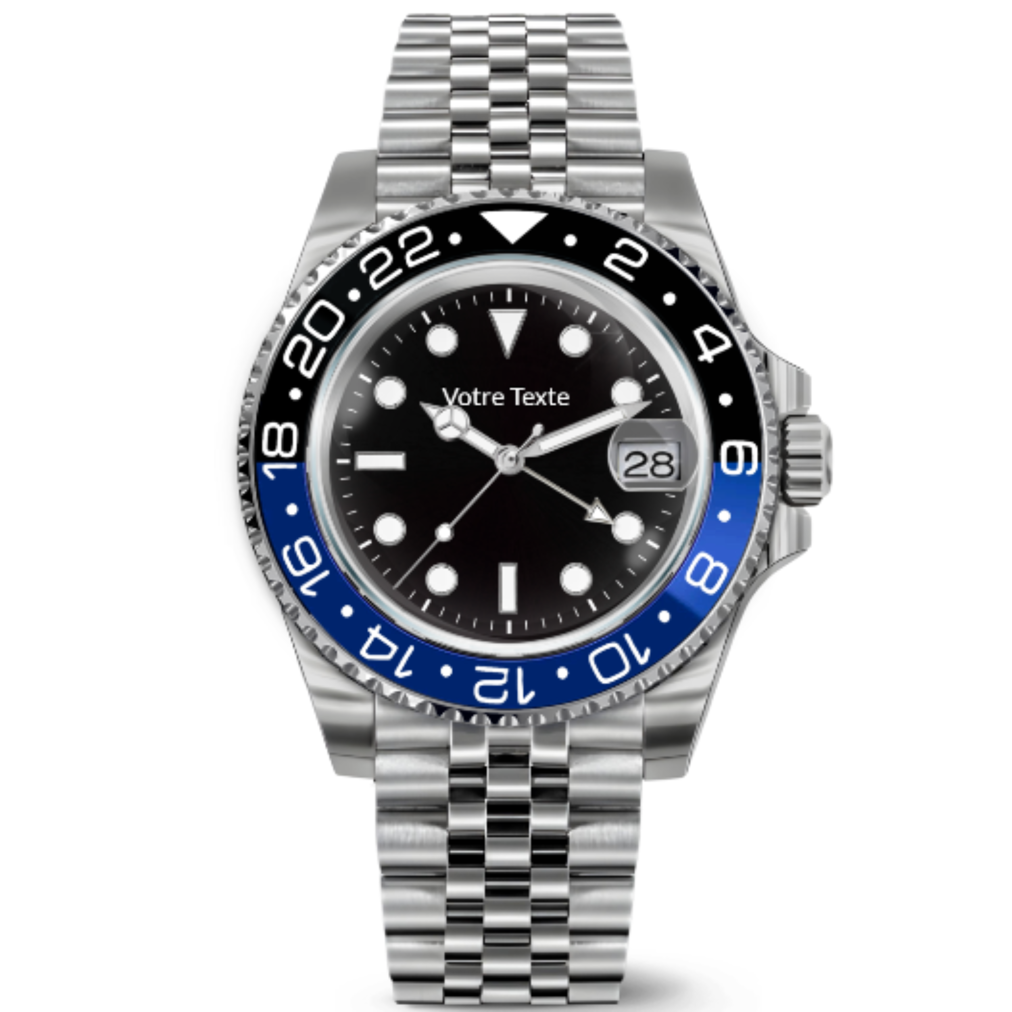 Créez votre montre de A à Z - Configurateur de montre personalisée Seiko Mod NH35 - Personnalisation, Arabic dial, Submariner, Datejust, Batman, NH70, PRX