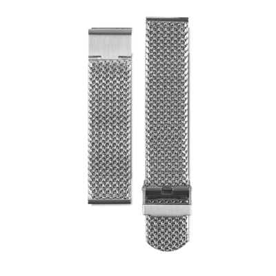 Bracelet acier maille Polonaise - Acier - 20mm