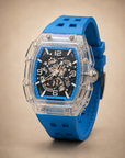 Montre Automatique Transparente Homme – Cadran Squelette – Mouvement Miyota 8N24
